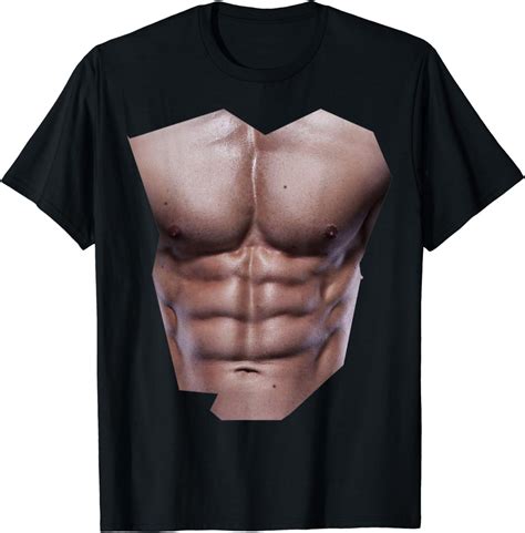 nike shirt with fake abs - abs body suit.